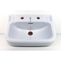 Altes Waschbecken, Porzellan, mit Stöpsel...