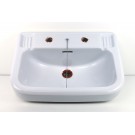 Altes Waschbecken, Porzellan, mit Stöpsel...