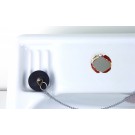 Altes Waschbecken, Porzellan, mit Stöpsel...