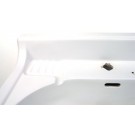 Altes Keramik-Wasch-Becken mit mittigem Hahnloch