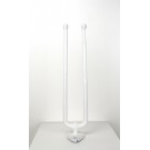 (Doppel-)Handtuchstange aus emailliertem Gusseisen