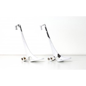 Paar gusseiserne Ablage-Konsolen