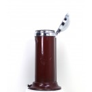 Klassischer Metall-Tretmülleimer