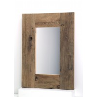 Kleiner Spiegel aus Altholz - Eiche 02