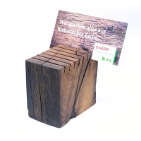 Visitenkartenhalter - Display Altholz