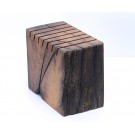 Visitenkartenhalter - Display Altholz