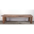 Massiver Hochzeitstisch aus altem Eichenholz