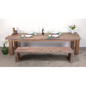 Massiver Hochzeitstisch aus altem Eichenholz