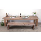 Massiver Hochzeitstisch aus altem Eichenholz