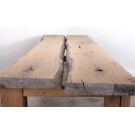 Massiver Hochzeitstisch aus altem Eichenholz