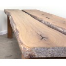 Massiver Hochzeitstisch aus altem Eichenholz