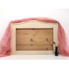 Antiker, märchenhafter Spiegelrahmen aus Fichte