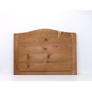 Antiker, märchenhafter Spiegelrahmen aus Fichte