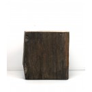 Alter Pressbalkenabschnitt aus massivem Eichenholz