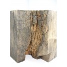 Alter Pressbalkenabschnitt aus massivem Eichenholz