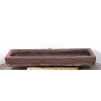 Schlanker Sandsteintrog - gut 2 Meter lang 