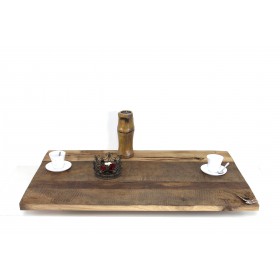 Rustikale Altholzplatte