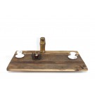 Rustikale Altholzplatte