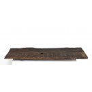 Dunkle Eichenplatte mit originaler Oberfläche