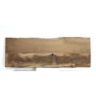 Dunkle Eichenplatte mit originaler Oberfläche