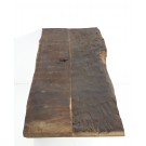 Dunkle Eichenplatte mit originaler Oberfläche