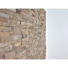 »Stakkato Originale« Wand- und Deckenelemente aus historischem Eichenholz