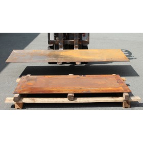 Rostige Stahlplatten, 10 mm dick