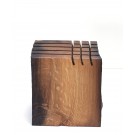 Prospektständer aus Alteiche mit schöner Musterung