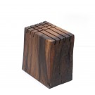 Prospektständer aus Alteiche mit schöner Musterung