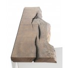 Alte Mooreichenbohle mit schöner Maserung