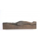 Alte Mooreichenbohle mit schöner Maserung