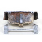 Klassisches Wasch-Becken aus emailiertem Gusseisen