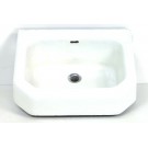 Klassisches Wasch-Becken aus emailiertem Gusseisen