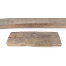 2er Regalbohlen-Set aus Mooreiche und historischer Eiche