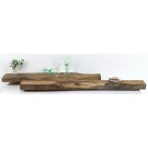 Antike Bohlen aus Schnittholz im Set