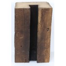 Stele aus altem Eichenbalken