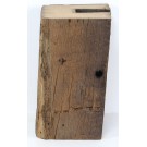 Stele aus altem Eichenbalken