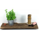 Regalbrett aus antikem Eichenholz