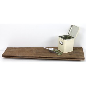 Altes Eichenbrett hell mit Nut