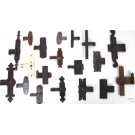 Alte Kreuzbänder aus Eisen