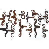 Alte Spiralbänder / Schlangenbänder aus Eisen