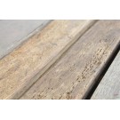 Eine Palette schmale, historische Eichenbretter