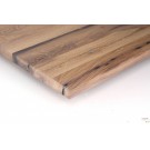 Hell geölt und geschliffen oder gebürstet: Maßgefertigte Tischplatte Eiche Altholz