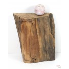 Bunte Stele aus Altholz