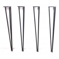 Tischbein »Hairpin« aus Rohstahl