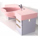 Altes Friseur-Waschbecken